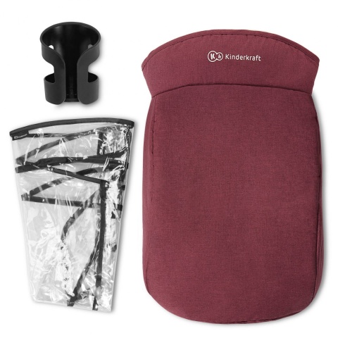 GRANDE LX Burgundy Wózek Spacerowy Kinderkraft