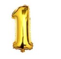 Balon urodzinowy na hel cyfry "1" 76cm złoty