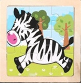 Puzzle drewniane układanka zebra