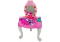 Różowa Toaletka z Krzesłem dla Małej Modelki