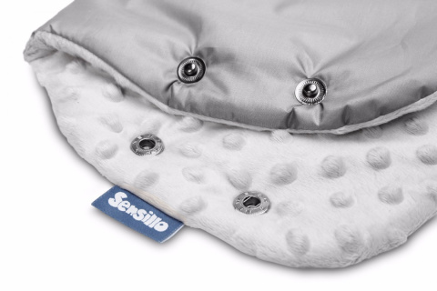Sensillo mufka minky do wózka - Grey