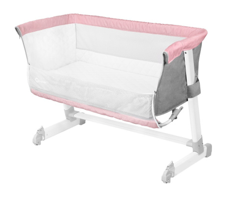 THEO Łóżeczko dostawne Lionelo, moskitiera, organizer, torba, co-sleeping - Magnolia