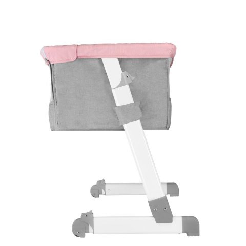 THEO Łóżeczko dostawne Lionelo, moskitiera, organizer, torba, co-sleeping - Magnolia