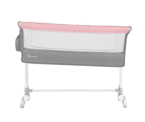 THEO Łóżeczko dostawne Lionelo, moskitiera, organizer, torba, co-sleeping - Magnolia