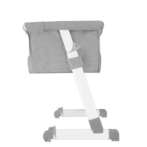 THEO Łóżeczko dostawne Lionelo, moskitiera, organizer, torba, co-sleeping - concrete