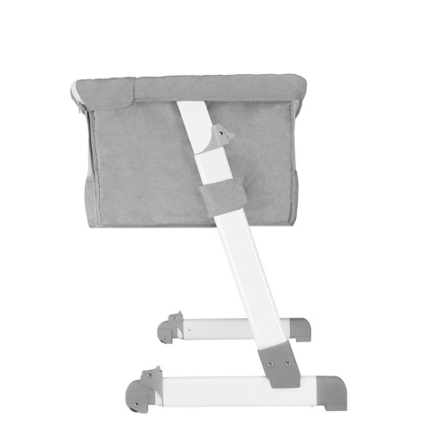 THEO Łóżeczko dostawne Lionelo, moskitiera, organizer, torba, co-sleeping - concrete