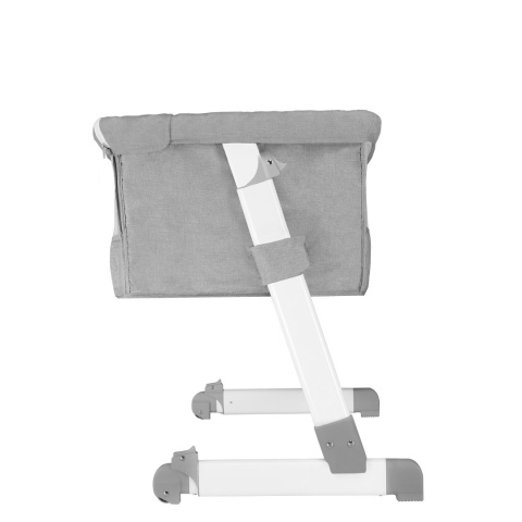 THEO Łóżeczko dostawne Lionelo, moskitiera, organizer, torba, co-sleeping - concrete