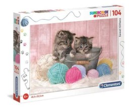 Clementoni Puzzle 104el Sweet Kittens 27115