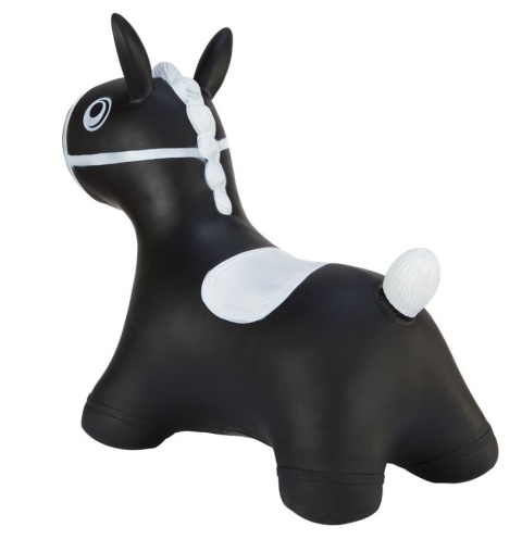 Konik Dmuchany skoczek dla dzieci Tootiny - czarny