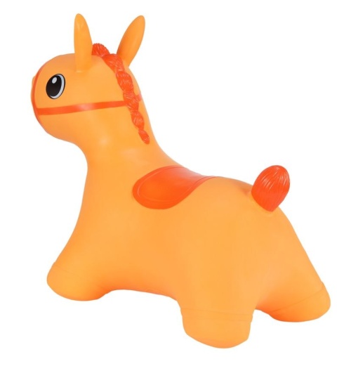 Konik Dmuchany skoczek dla dzieci Tootiny - pomarańczowy