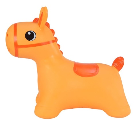 Konik Dmuchany skoczek dla dzieci Tootiny - pomarańczowy