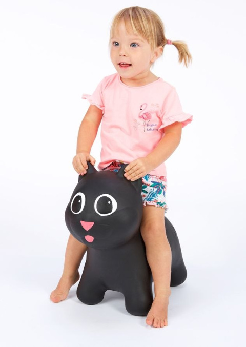 Kotek Tootiny dmuchany skoczek dla dzieci 12m+ kolor czarny