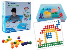 Genialny dzieciak - kreatywne grzybki układanka 240el w pudełku