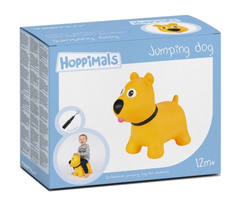 Piesek Tootiny dmuchany skoczek dla dzieci 12m+ kolor żółty