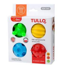 Piłki sensoryczne 4szt w pudełku 459 TULLO