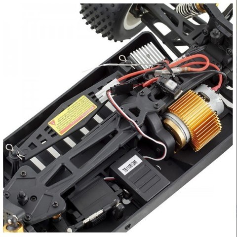 Samochód elektryczny BUGGY RTR 1:10 Off-Road (czerwono-żółto-biały) - SST