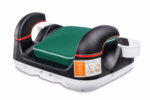 TIGER booster Caretero podstawka fotelik 15-36 kg schowek uchwyty - DARK GREEN