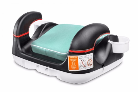 TIGER booster Caretero podstawka fotelik 15-36 kg schowek uchwyty - Mint