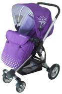 KRAFT 5 wózek głeboko-spacerowy + fotelik KIDDY ( 0-13 kg ) KinderKraft + torba