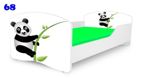 NOBIKO Łóżko dziecięce RAINBOW Zwierzątka 180x80