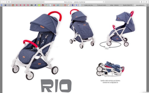 RIO Wózek spacerowy Quatro 6,95 kg kolor 17