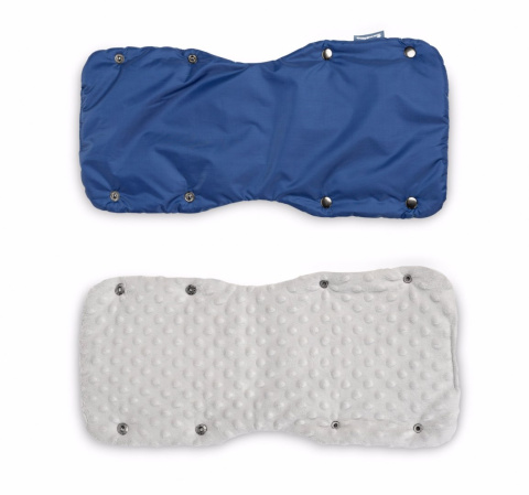 Sensillo rękawiczka mufka Minky do wózka - Blue