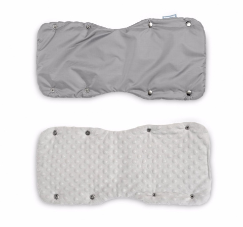 Sensillo rękawiczka mufka Minky do wózka - Grey