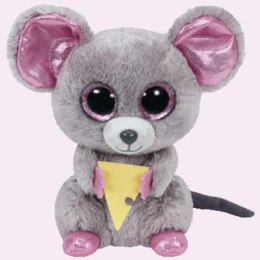 TY BEANIE BOOS SQUEAKER - mysz z kawałkiem sera 15cm 36192