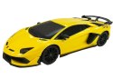 Auto R/C Lamborghini Aventador Rastar 1:24 Żółty