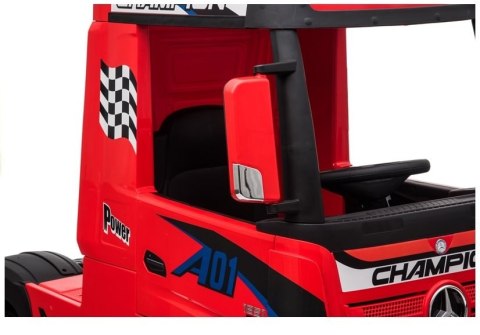 Auto na Akumulator Mercedes Actros Czerwone Lakier
