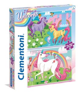 Clementoni Puzzle 2x20el I Believe in Unicorns 24754 p6