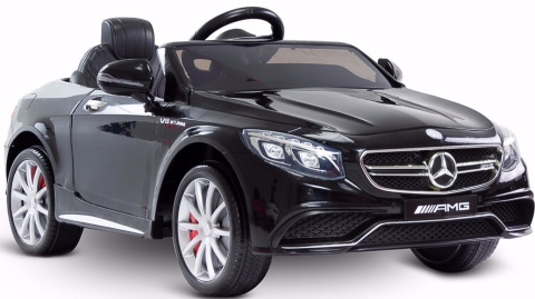 Mercedes-Benz S63 AMG Black Toyz pojazd na aklumulator 12V 70W 3 lata+