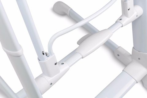 INDIGO Caretero 2w1 krzesełko do karmienia i huśtawka dla niemowląt grey