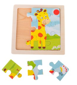 Puzzle drewniane układanka żyrafa