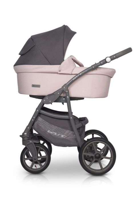 BASIC PASTEL Riko 3w1 wózek głęboko-spacerowy kolor Powder PINK