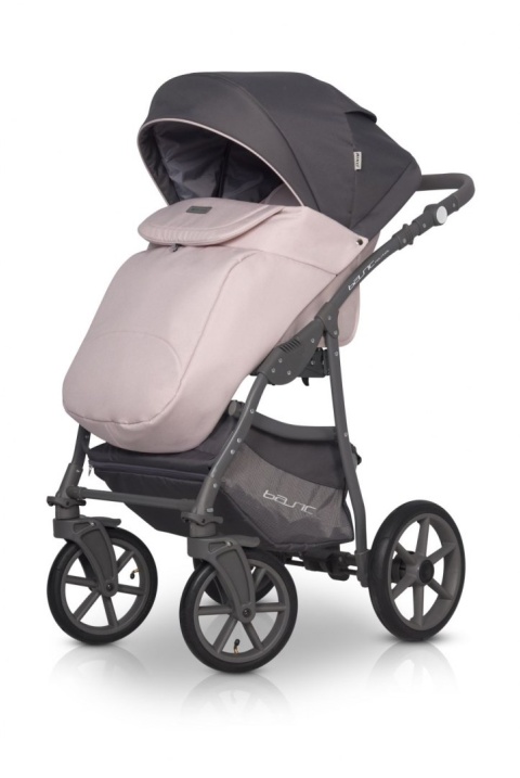 BASIC PASTEL Riko 3w1 wózek głęboko-spacerowy kolor Powder PINK