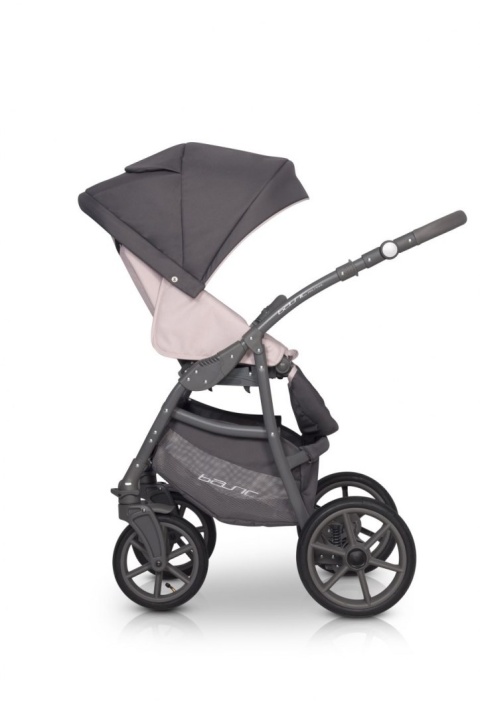 BASIC PASTEL Riko 3w1 wózek głęboko-spacerowy kolor Powder PINK