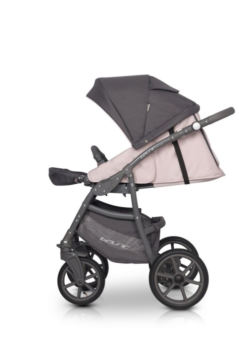 BASIC PASTEL Riko 3w1 wózek głęboko-spacerowy kolor Powder PINK