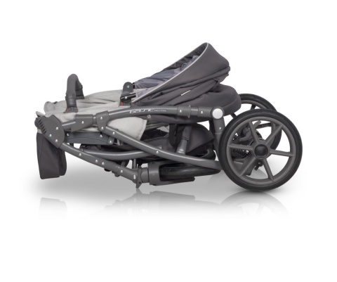 BASIC PASTEL Riko 3w1 wózek głęboko-spacerowy kolor Powder PINK