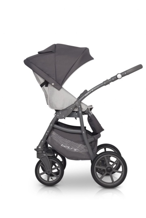 BASIC PASTEL Riko 3w1 wózek głęboko-spacerowy kolor STONE