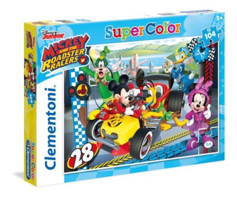 Clementoni Puzzle 104el Mickey Roadster Racers 27984 p6, cena za 1szt.