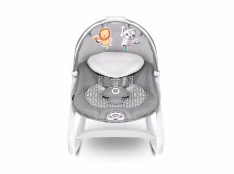 Henk Lionelo bujaczek leżaczek do 9 kg wibracje melodie - ROSE SCANDI