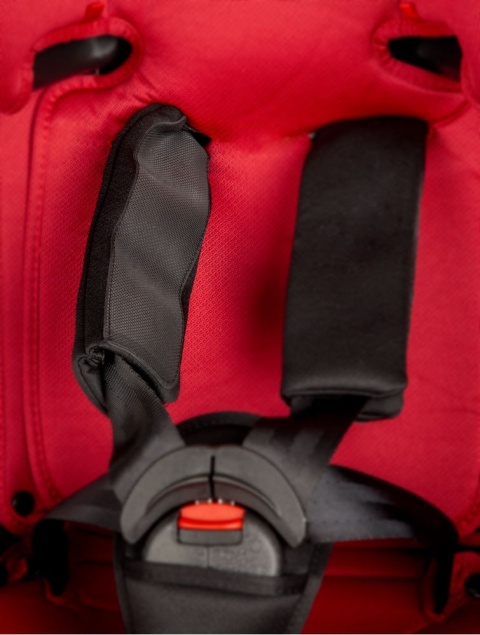 Labrador BabySafe 0-36kg 0-12 lat obrotowy fotelik samochodowy z IsoFix - Red Black