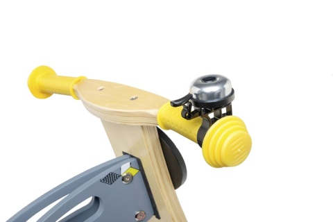 CASPER Lionelo drewniany rowerek biegowy 12 cali do 30kg 3lata+ kolor grey