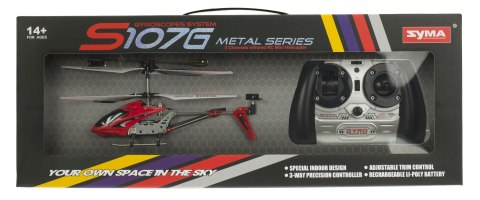 Helikopter zdalnie sterowany na pilota RC SYMA S107G czerwony