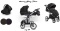 MOMMY GLOSSY 3w1 BabyActive wózek głęboko-spacerowy + fotelik samochodowy Kite 0-13kg - Mg 03 Silver