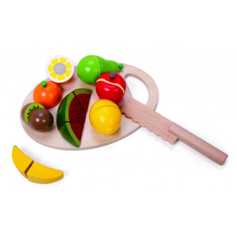 CLASSIC WORLD Drewniany Zestaw Do Krojenia Owoców na Rzepy