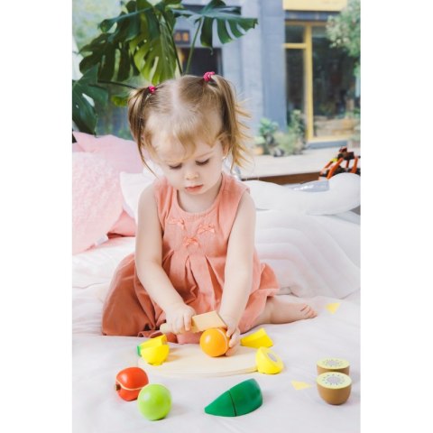 CLASSIC WORLD Drewniany Zestaw Do Krojenia Owoców na Rzepy