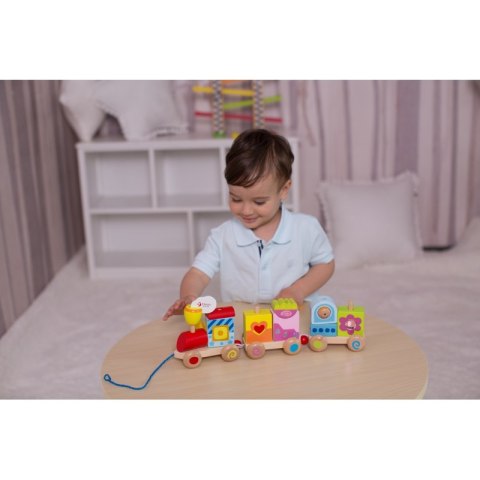 CLASSIC WORLD Drewniany pociąg do ciągania