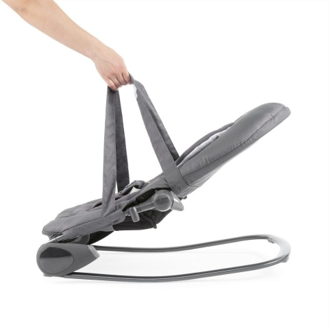 HOOPLA NEW Chicco leżaczek bujaczek do 18 kg - MOON GREY